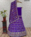  Gaji Silk Bandhani Gharchola with Cutdana Gota patti Work Lehenga