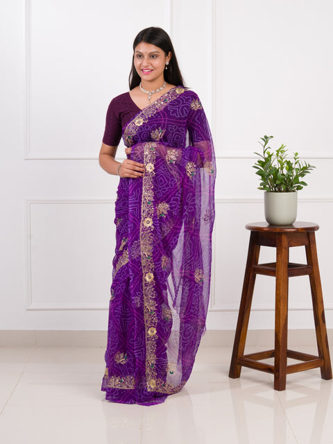 KcPc Latest Radiant Charm In Georgette With Sequin Tari Work Saree JAY