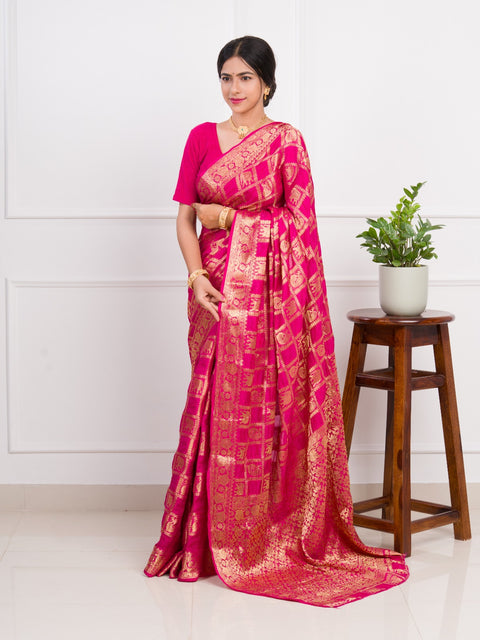 KcPc Latest New Art silk Banarasi Style With Zari weaving Work Saree KCPC