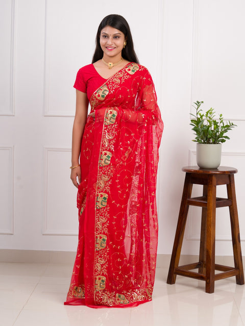 KcPc Special Classic Traditional Saree in Soft Georgette Fabric  JAY