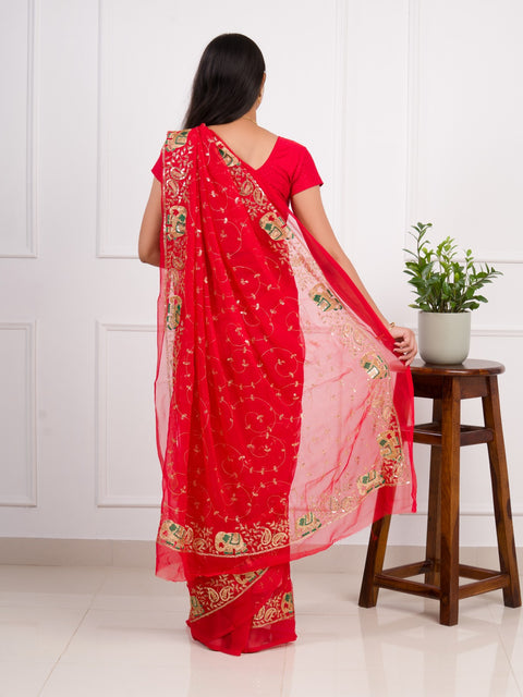 KcPc Special Classic Traditional Saree in Soft Georgette Fabric  JAY