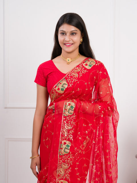 KcPc Special Classic Traditional Saree in Soft Georgette Fabric  JAY