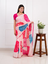 By Bandhani Saree With Wedding Wear