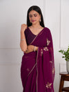  Chiffon Gotapatti Work LightweightSaree under 2000