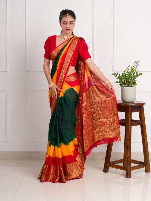 KcPc New Special Viscos silk Zari weaving Work Saree SAM