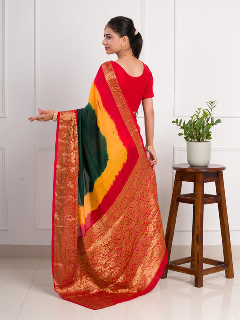 KcPc New Special Viscos silk Zari weaving Work Saree SAM