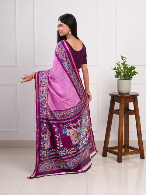 KcPc New Special Dola Silk Printed Style With Zari Border Work Saree  VJT