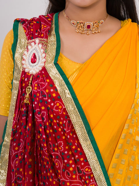 KcPc New Marwadi Chunri Cotton Stole Gat