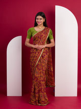 bandhani saree for Daily Wear 