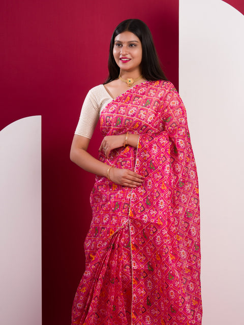 KcPc Summer Special Kota Doria Saree  Rani