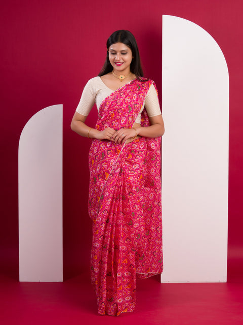 KcPc Summer Special Kota Doria Saree  Rani