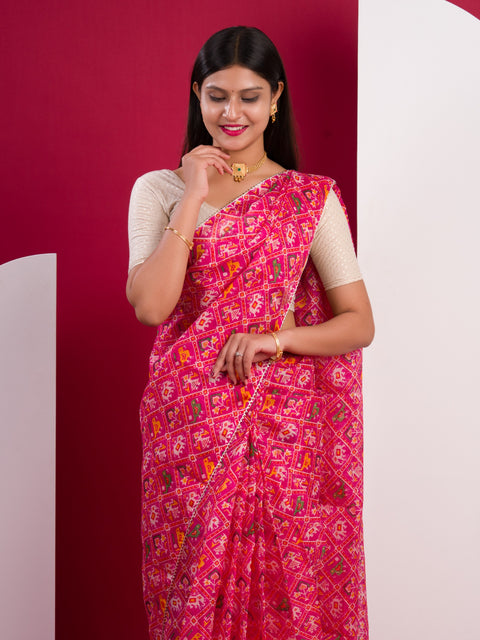 KcPc Summer Special Kota Doria Saree  Rani