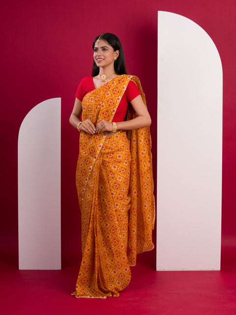 KcPC Summer Special Kota Doria Saree  Yellow