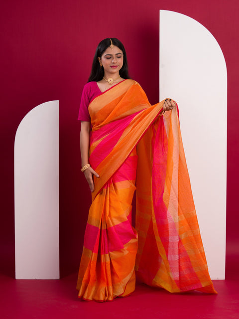 KcPc Superhit Collection Beautiful Cotton Zari Weaving Saree