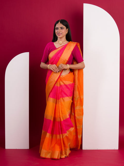 KcPc Superhit Collection Beautiful Cotton Zari Weaving Saree