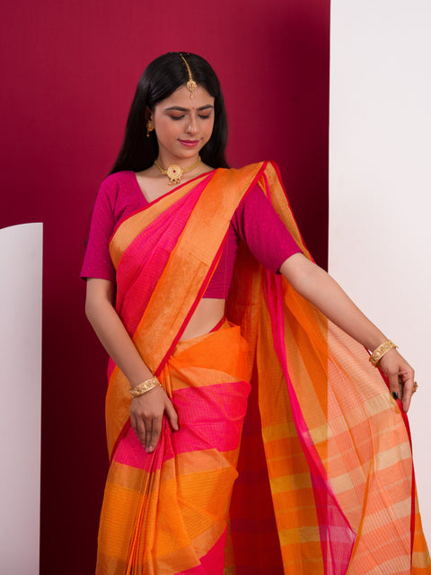 KcPc Superhit Collection Beautiful Cotton Zari Weaving Saree