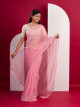Chiffon Gotapatti Work Lightweight Saree