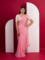 Chiffon Gotapatti Work Lightweight Saree