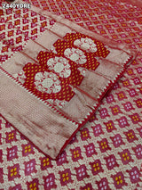 KcPc New Georgette Bandhani Style With Zari weaving Work Dupatta MOH