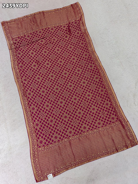 KcPc New Georgette Banarasi Style With Zari weaving Work Dupatta SATISH