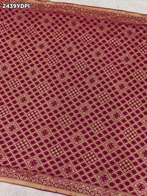 KcPc New Georgette Banarasi Style With Zari weaving Work Dupatta SATISH