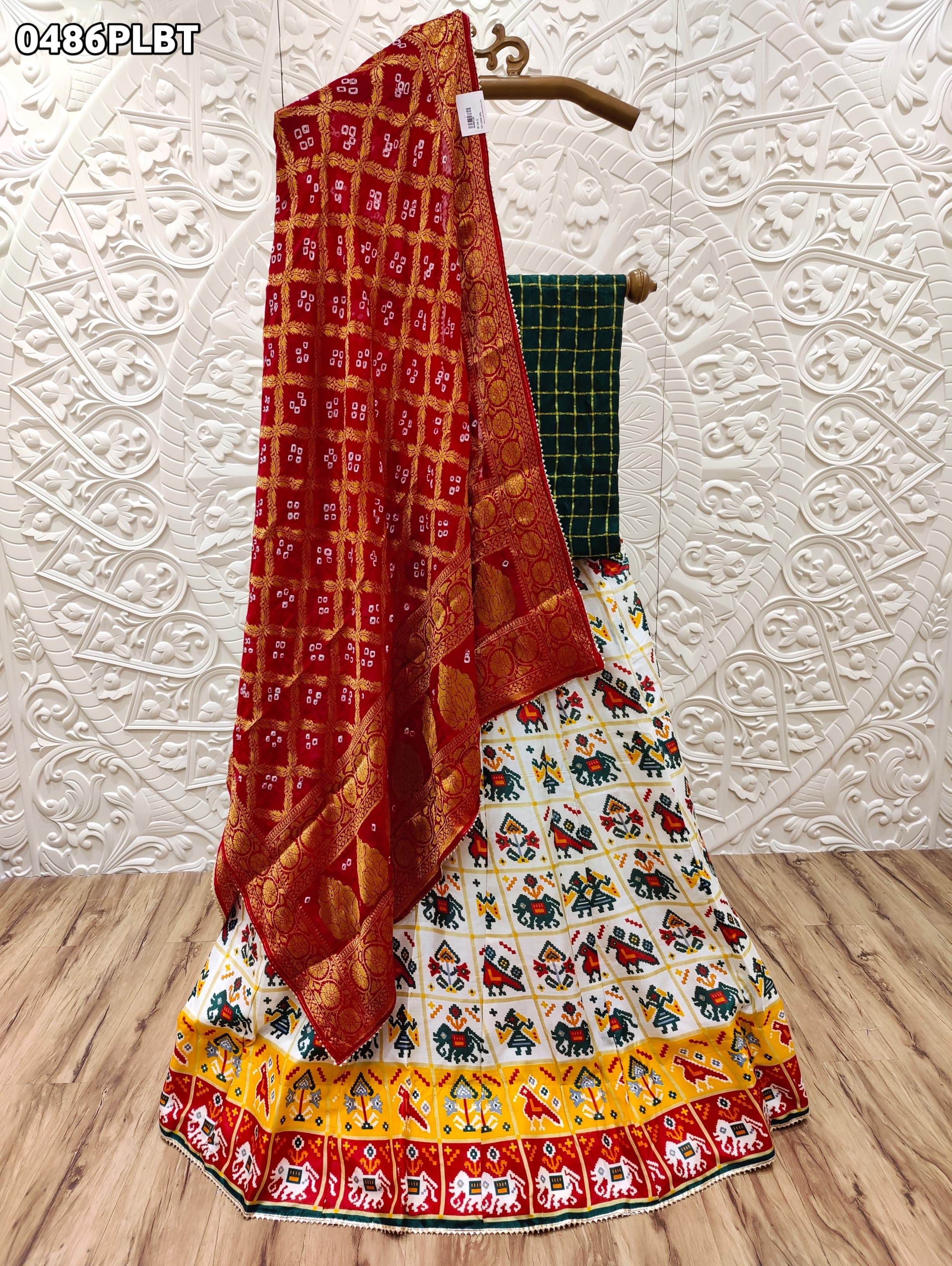 By Patola Patan Lehenga With Traditional wear