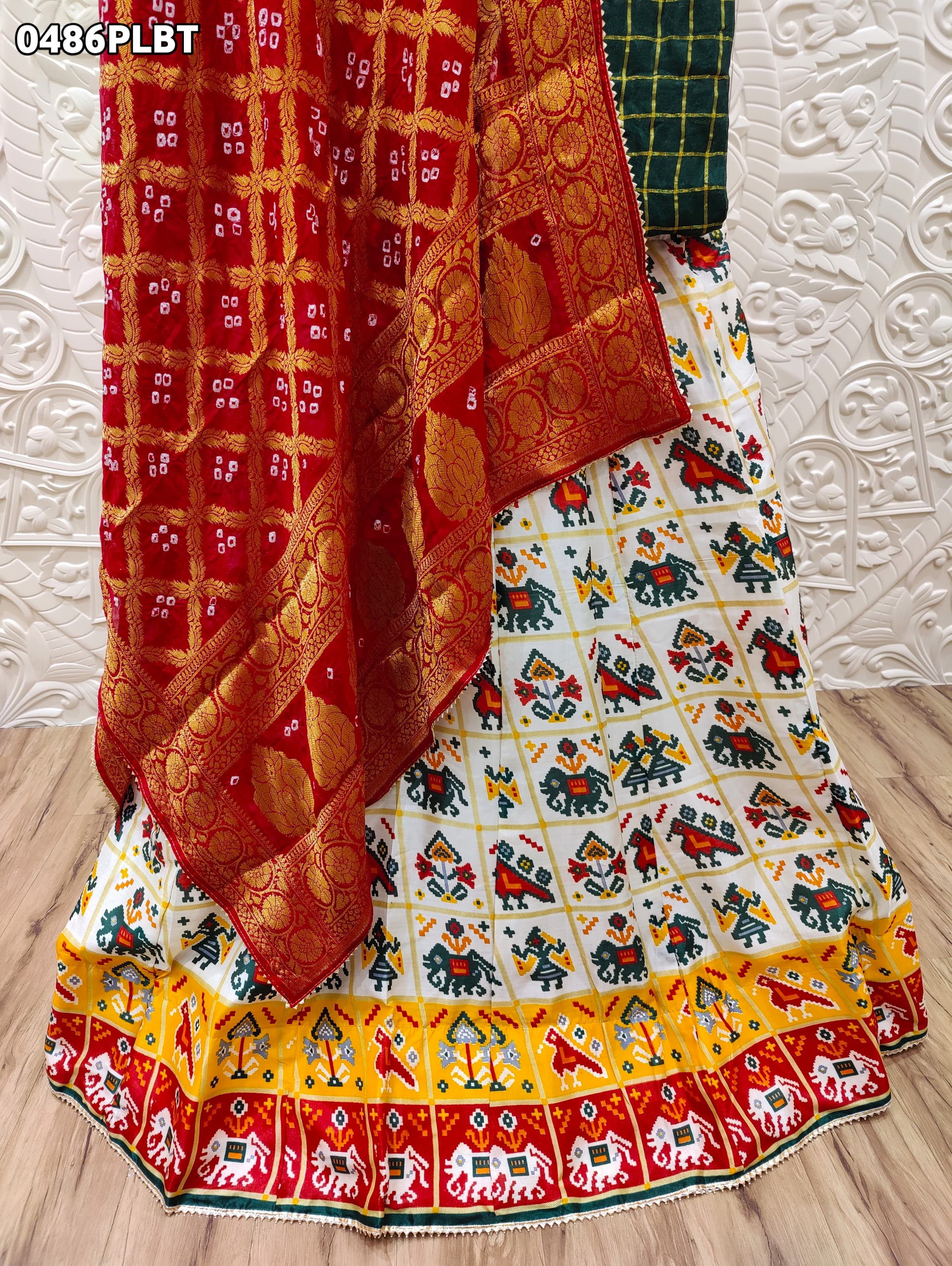 By Patola Patan Lehenga With Traditional wear
