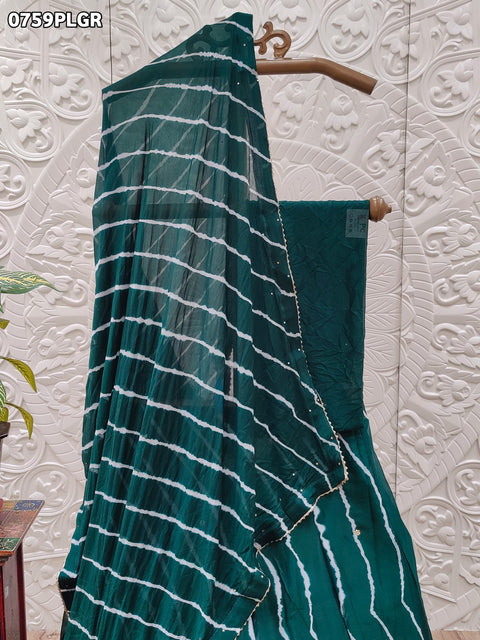 KcPc New Leheriya Design Chinon Cutdana Gota pati Work Lehenga  RAj