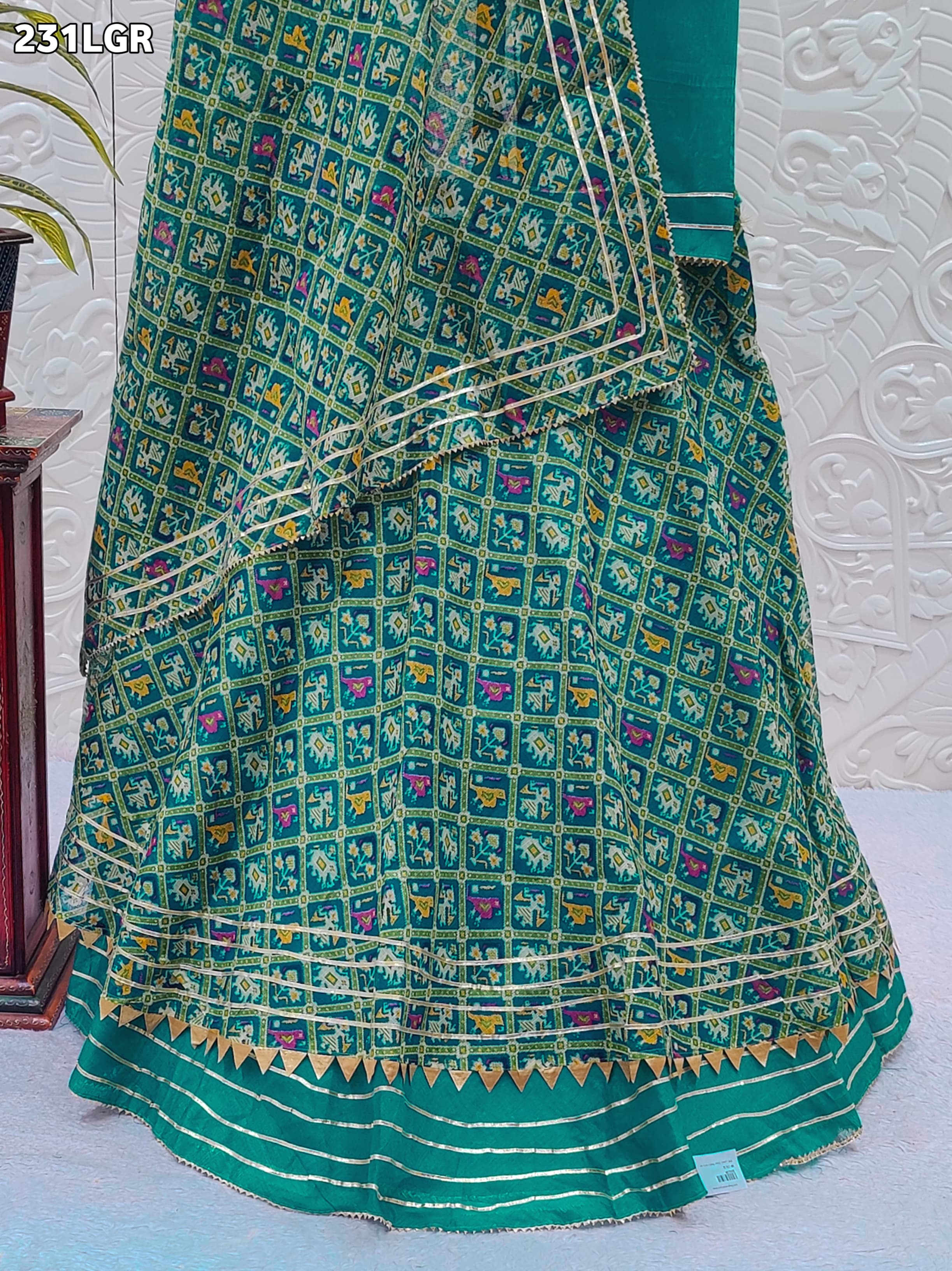 By PatolaLehenga With Traditional Wear