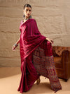 Ajrakh Print With Causal Wear Saree