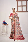 By Printed Saree With Casual Wear