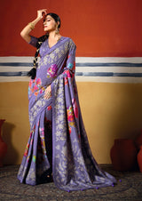 By Printed Saree With Casual Wear