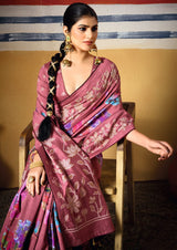 By Printed Saree With Casual Wear