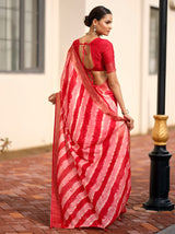 By Leheriya Saree With Casual wear