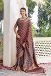 By Ajrakh Saree With Festive Wear