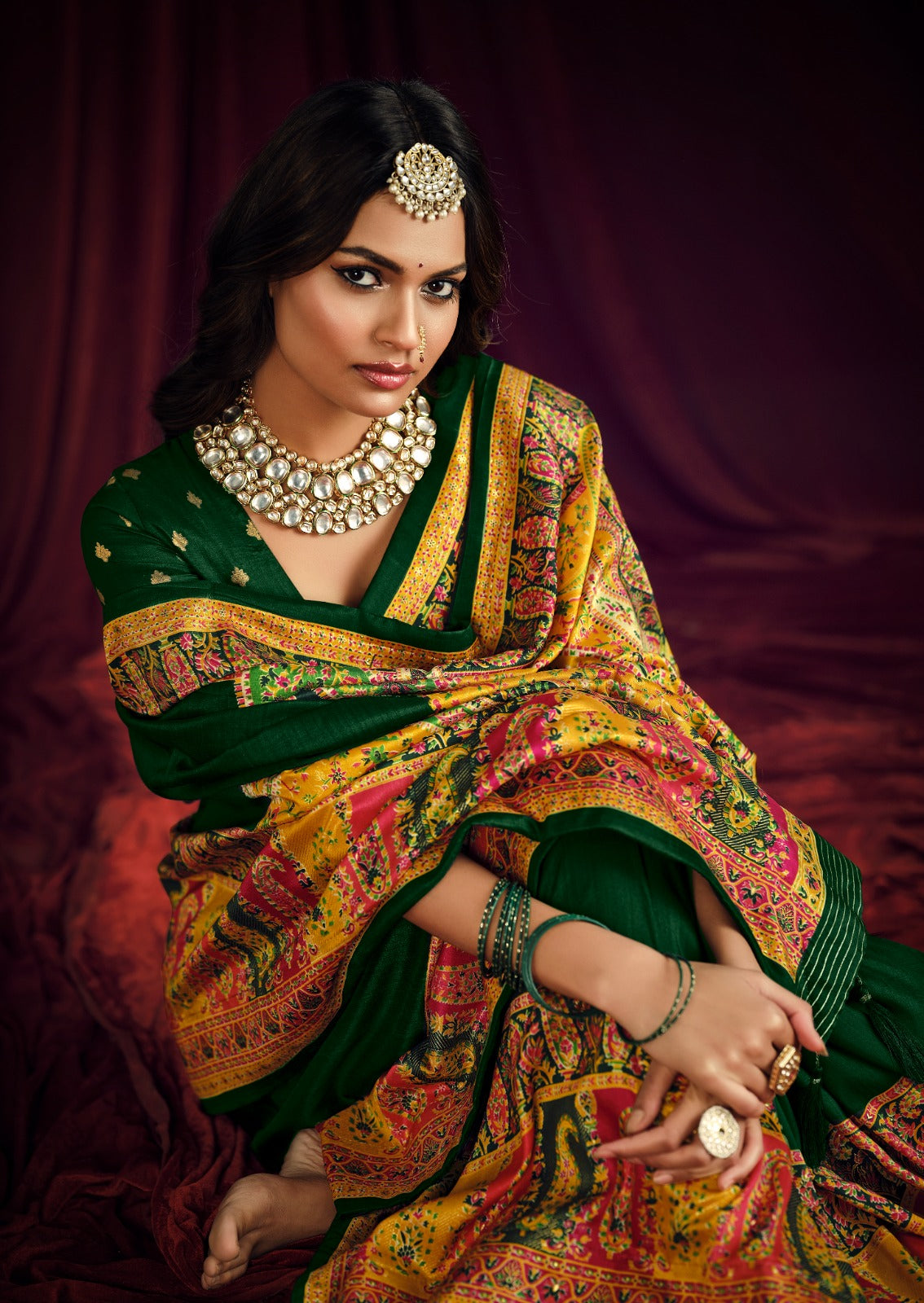 By Position PrintSaree