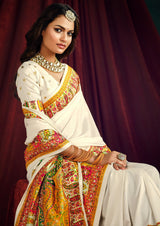 By Position PrintSaree