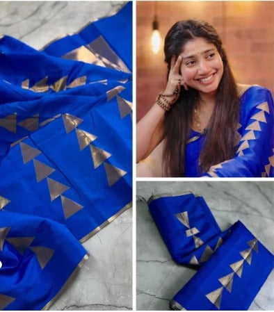 KcPc New Bollywood Banarasi Style Silk Saree Inspired by Savi Palavi  NDA
