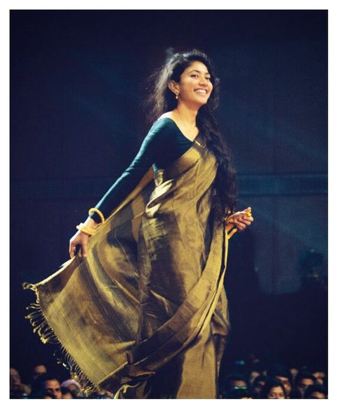 By Banarasi Saree With Party Wear 