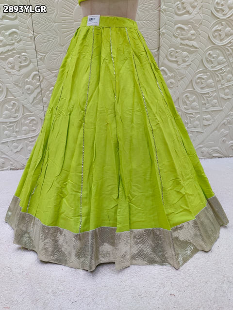 KcPc Classic Charm Traditional Cotton Silk Lehenga with Gota Detailing SSB