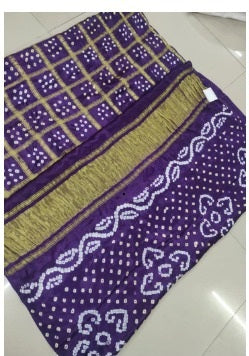 By Bandhani Saree With Festive Wear