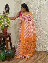 By Leheriya Saree With Festive Wear