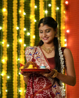 By Bandhani Saree With Wedding Wear