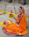 ByBandhani Saree With Gotapatti Work