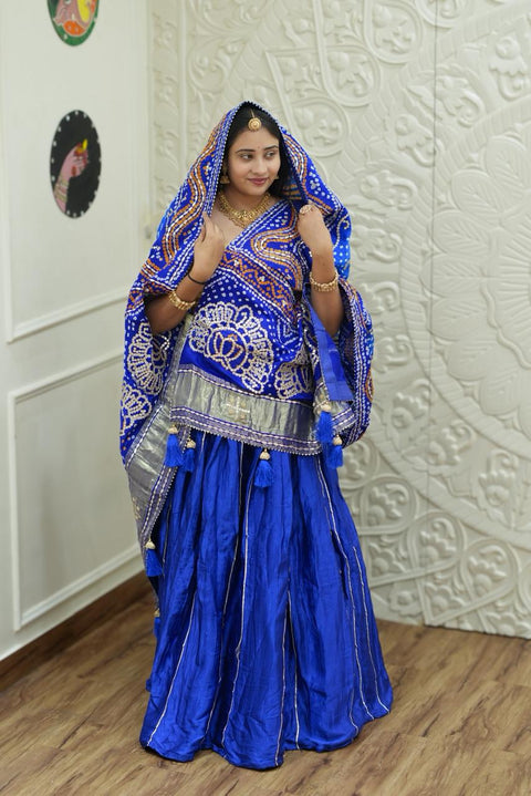 By Bandhani Lahenga With Traditional wear