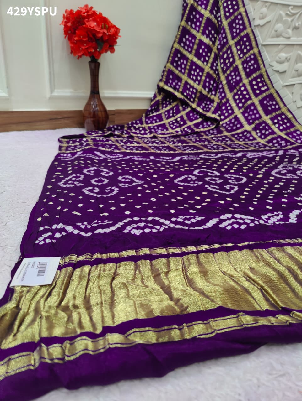 KcPc New Modal Silk Bandhani Saree for Festive Wear PARS