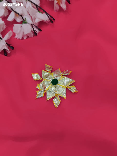 KcPc New Elegant Pure Georgette Kacha Gotapatti Work Saree for Festive Occasions  MHS