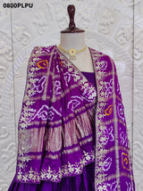KcPc Pure Gaji silk With Gharchola Dupatta And Gota patti Work LehengaBTU