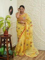 By New Launch Tissue Silk Bollywood Style With Silver Gotapatti Work Saree