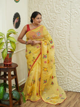 By New Launch Tissue Silk Bollywood Style With Silver Gotapatti Work Saree